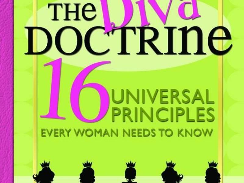 Book cover of "The Diva Doctrine, 16 Universal Principles Every Woman Needs to Know" by Patricia V. Davis and published by Cedar Fort.
