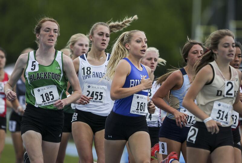 FILE: The 2017 BYU Invitational at the Clarence Robison Track on BYU's campus in Provo on Saturday, May 6, 2017.