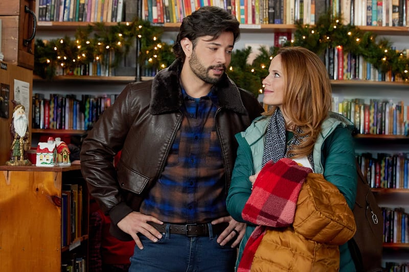 Rafael de la Fuente and Katie Leclerc in ‘Letters to Santa.’