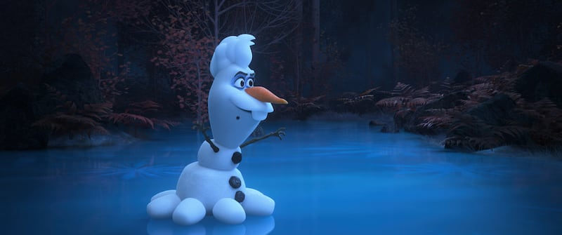 In “Olaf Presents,” Olaf retells Disney classics like “The Little Mermaid.”