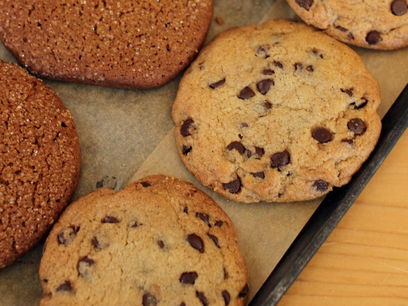 This Oct. 19, 2015, photo, shows an assortment of holiday cookies in Concord, N.H.