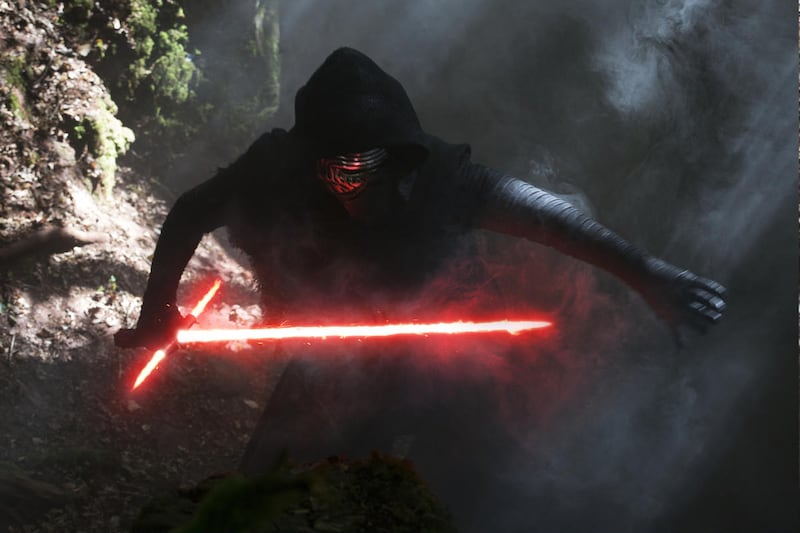 Kylo Ren (Adam Driver) in “Star Wars: The Force Awakens.” Kylo Ren was almost different than how he appeared in ‘The Force Awakens.’