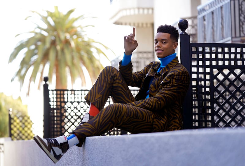 Jabari Banks poses for a portrait.