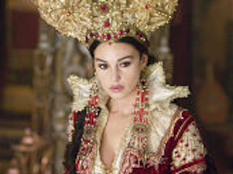 Monica Bellucci plays Queen Mirror in "The Brothers Grimm."