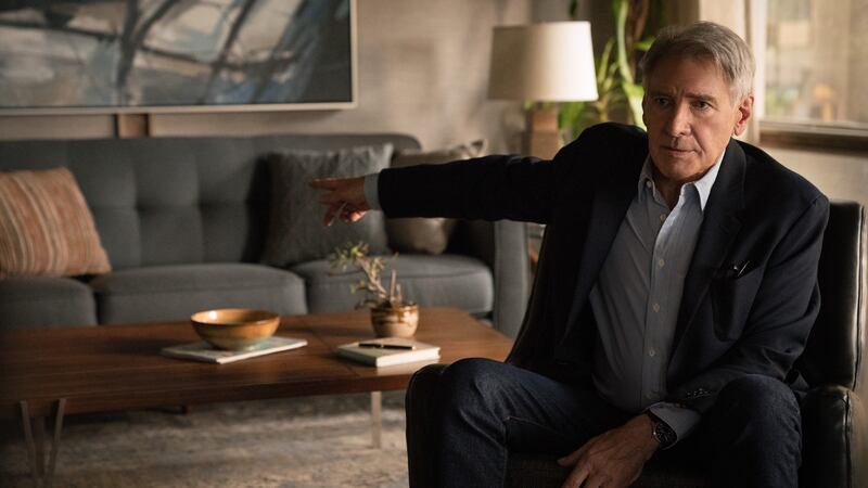 A scene from “Shrinking” featuring Harrison Ford.