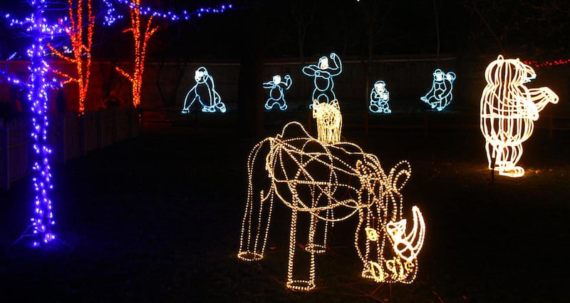 Utah’s Hogle Zoo celebrates Zoo Lights Saturday, Dec. 3, 2011 as the season’s lights are turned on.