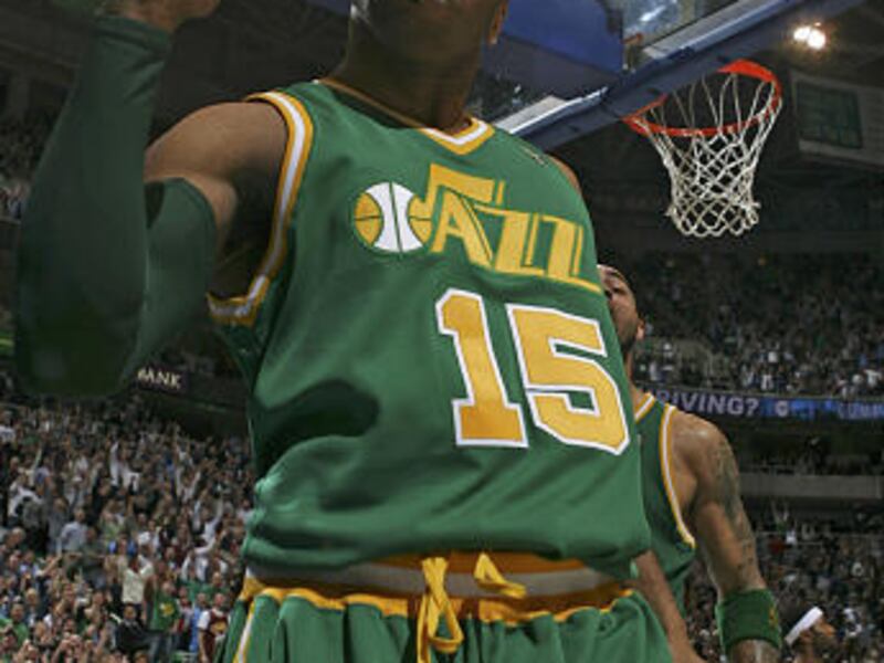 Utah Jazz guard Sundiata Gaines hit the game-winning 3-pointer for the Jazz in their win Thursday over the Cleveland Cavaliers.