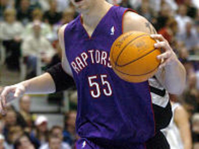 Toronto's Rafael Araujo is learning that life as an NBA rookie isn't easy.