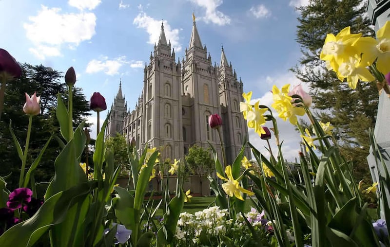 Salt Lake City Temple Friday, April 13, 2012.