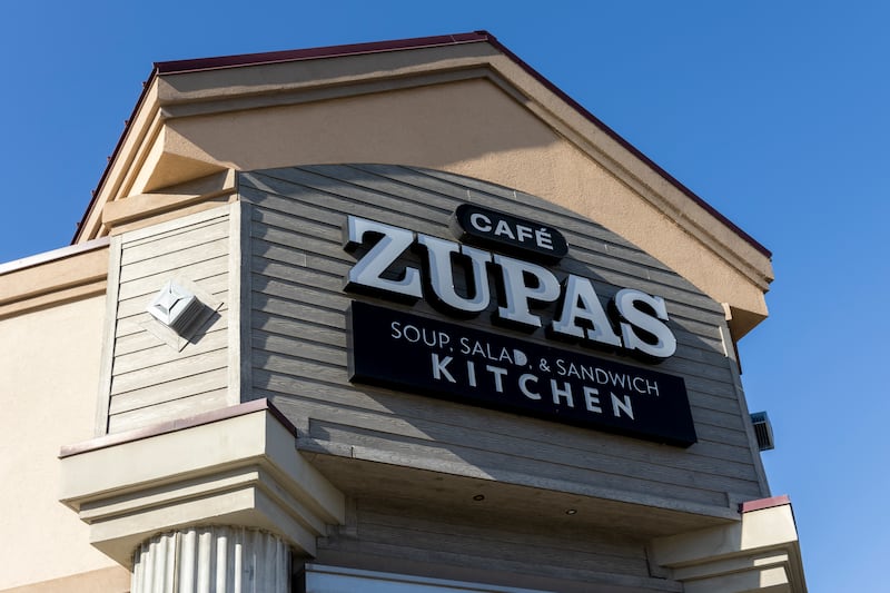 The exterior of Cafe Zupas in Cottonwood Heights is pictured on Monday, Oct. 10, 2022.