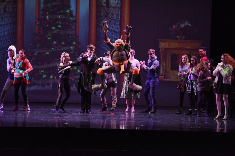 A scene from Odyssey Dance Theatre's "Redux Nut-Cracker" performance, playing at Kingsbury Hall from Dec. 12 -22, 2018.