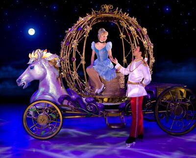 Cinderella is a courageous Disney princess in the 2017 Disney On Ice show "Dream Big."