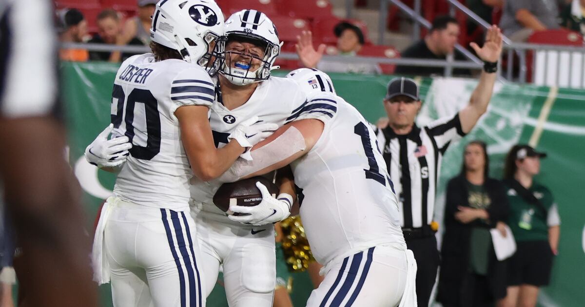 BYU football: Offensive coordinator Aaron Roderick reacts to Dallin ...