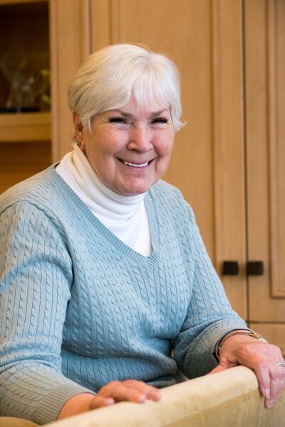 Gail Miller talks about her new book and embracing her role as a woman in business during an interview at her office in Sandy on Wednesday, March 14, 2018.