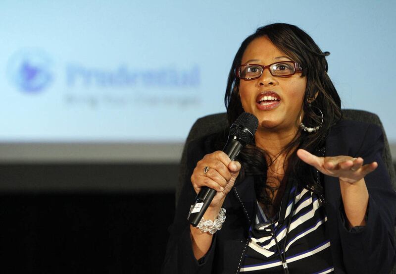 Prudential brings financial empowerment with their "The Blueprint: Faith, Family and Your Finances" panel which includes Michelle Singletary, nationally syndicated personal finance columnist for the Washington Post at the 2013 MegaFest Expo at the Dallas