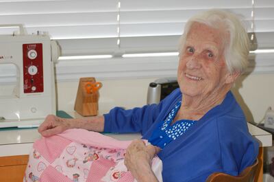 Oneita Smith's baby quilts comfort little Primary Children's Hospital patients.