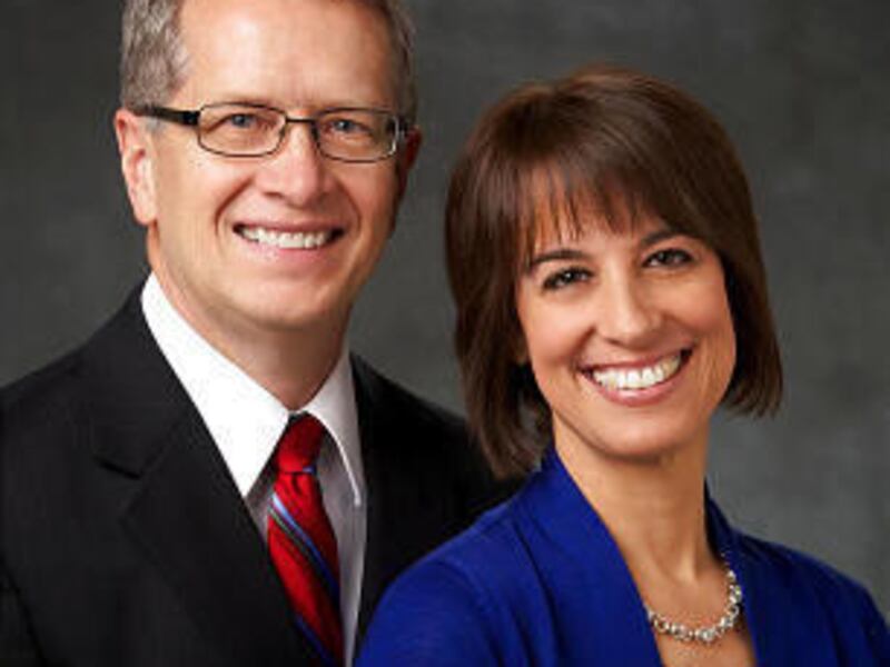 President David Paul Robertson, president of the LDS Church's Argentina Buenos Aires West Mission and his wife, Juliana M. Robertson. President Robertson was robbed and briefly held last week last week in a city near Buenos Aires.