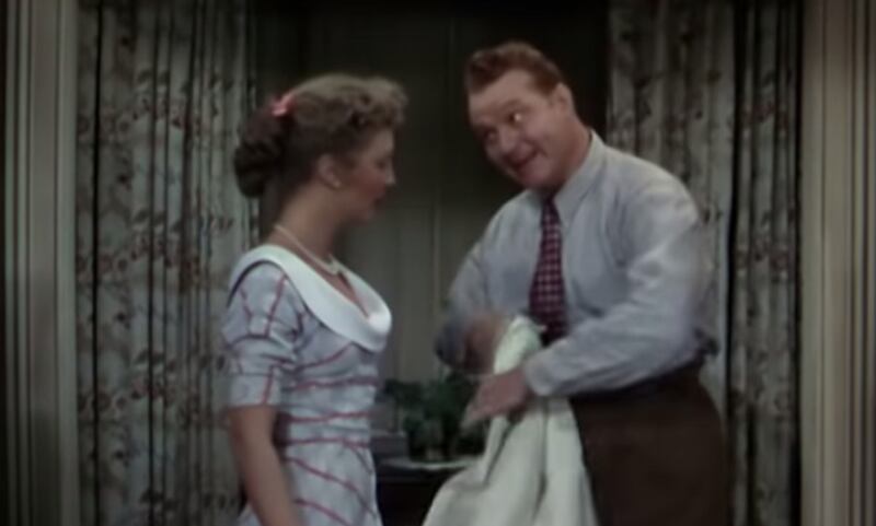 “Baby, It’s Cold Outside,” which is featured in this scene from "Neptune's Daughter," may be on the outside looking in during this holiday season.
