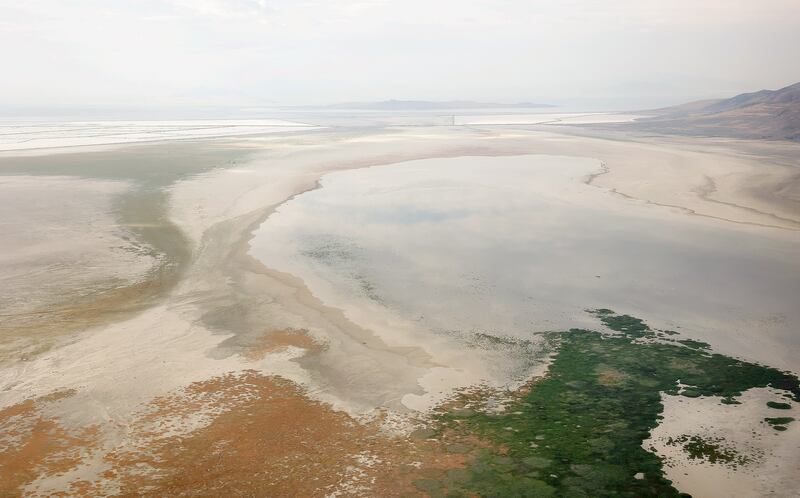The Bear River ends before reaching the Great Salt Lake on Thursday, Aug. 4, 2022.
