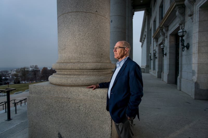 Rep. Stephen Handy, R-Layton, poses for photos at the state Capitol in Salt Lake City on Tuesday, Dec. 11, 2018.