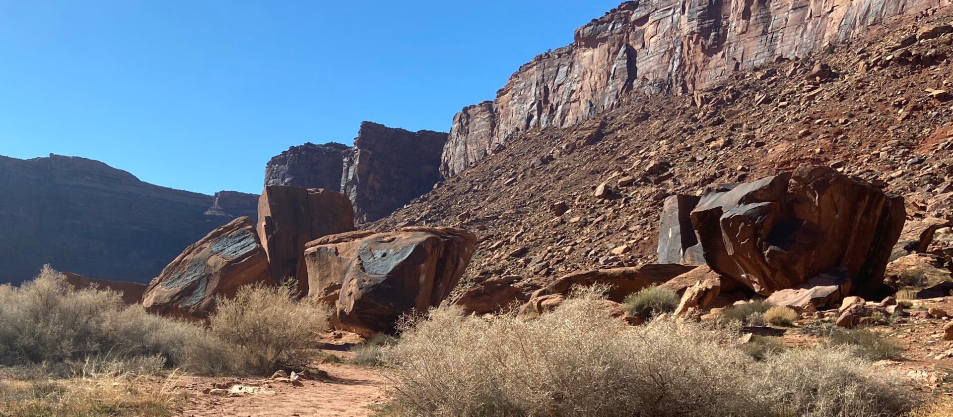 Federal land managers are investigating who put grease over handholds on boulders at Big Bend Bouldering Area.