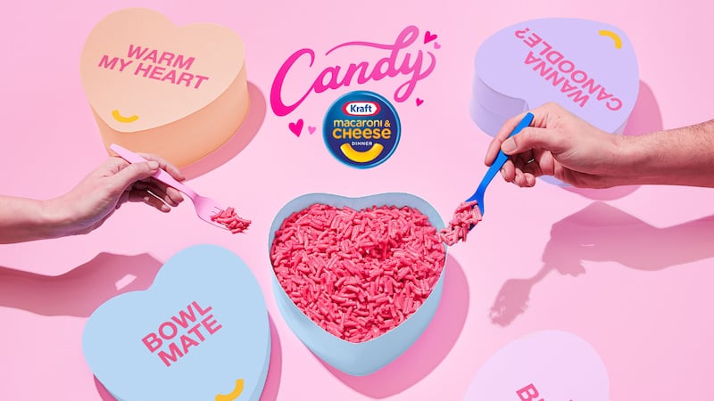 Kraft-Heinz announced Wednesday it will be releasing a new pink macaroni and cheese dish in time for Valentine’s Day.
