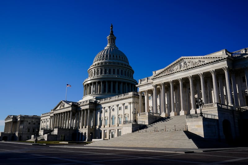 The U.S. Capitol on Monday, Dec. 19, 2022, n Washington.