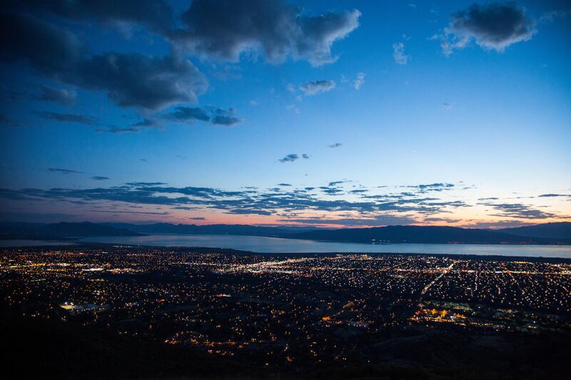 A view of the Provo city limits. Utah tech giant InsideSales laid off multiple employees Thursday, indicating a need to re-focus on sales to larger "enterprise businesses."