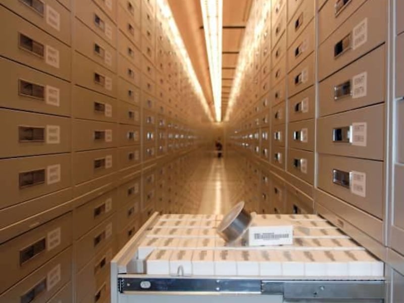 The Granite Mountain Records Vault, an archive and vault owned by The Church of Jesus Christ of Latter-day Saints, contains 2 million rolls of microfilm which have yet to be indexed. These rolls contain billions of names.