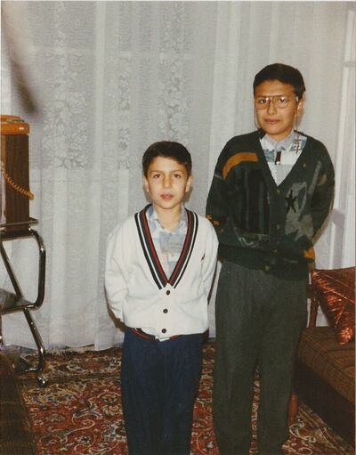 The Kelli brothers, ages 10 and 6, at home in Syria.