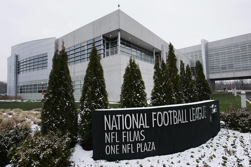 The building housing National Football League's NFL Films is seen, Monday, Jan. 22, 2007 in Mount Laurel, N.J. Granite High grad Kevin Bushman had no idea someday he'd be doing Emmy Award-winning work as an associate producer with NFL Films.