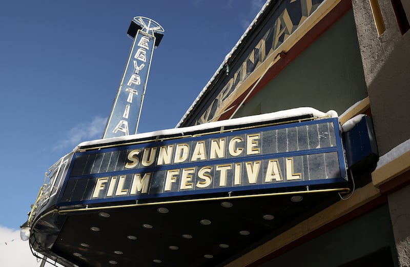 The Egyptian Theatre is pictured during the 2024 Sundance Film Festival on Main Street in Park City on Thursday, Jan. 18, 2024.