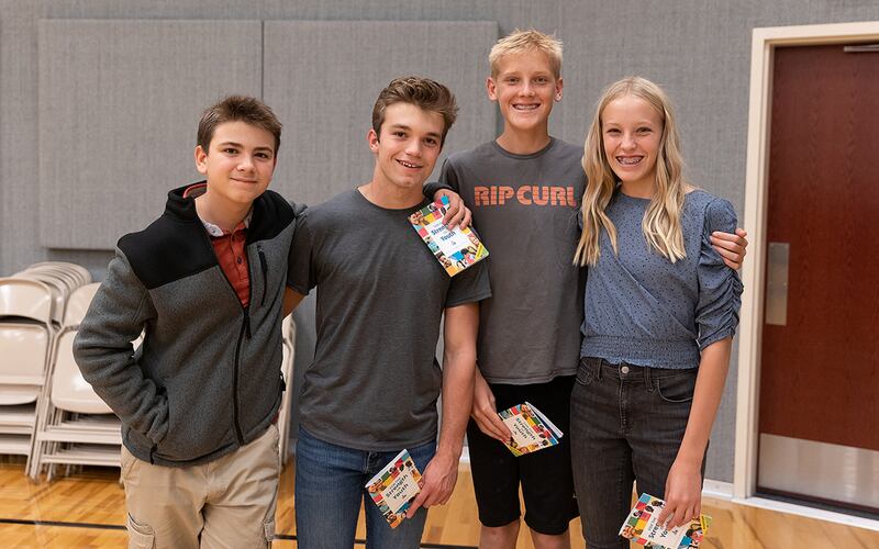 Youth from the Herriman Utah Pioneer Stake.