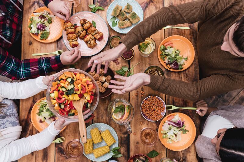 Kristine Frederickson writes that gathering to make, share and eat food can be not only one of life's great joys but food and socializing also play an important role in our mortal experience and beyond.