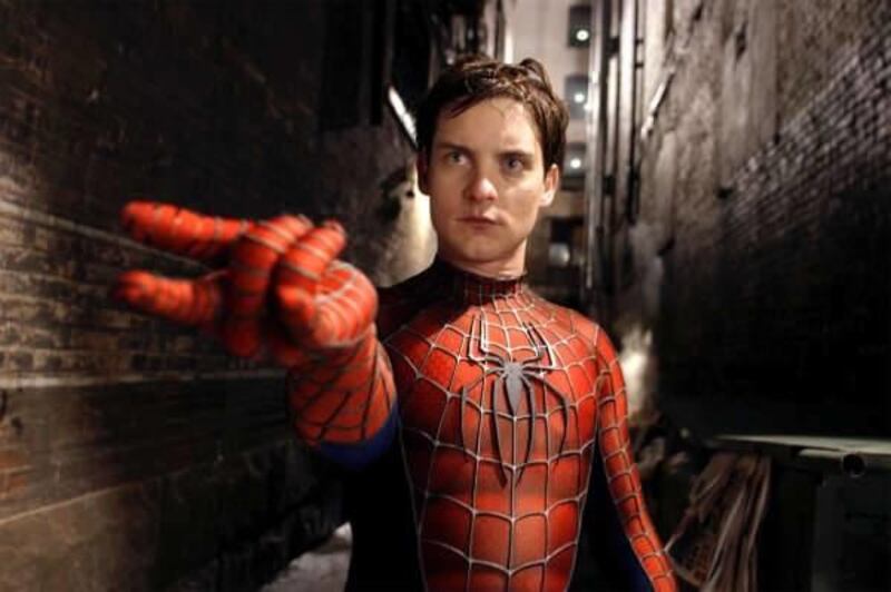 Tobey Maguire stars as Peter Parker/Spider-Man.