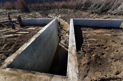 The Nature Conservancy and the Utah Division of Wildlife Resources are among the partners overseeing the construction of the first nursery on the Colorado River in the Scott M. Matheson Wetlands Preserve in Moab on Thursday, Jan. 24, 2019. The nursery wil