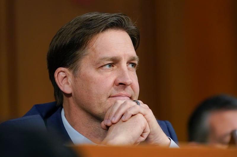 Sen. Ben Sasse, R-Neb., listens during a congressional hearing in March. Sasse will become the next president at the University of Florida.