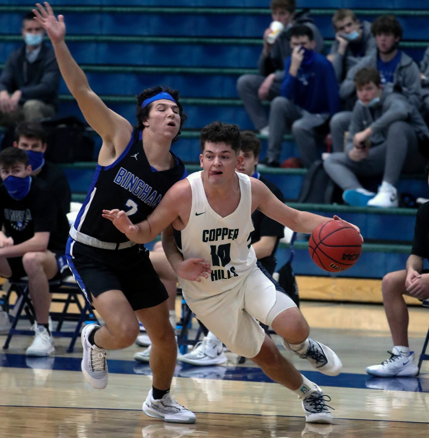 High school boys basketball Bingham runs past rival Copper Hills