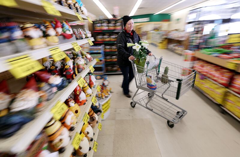 Sherrie Robertson shops at Reams in Sandy on Tuesday, April 4, 2023.