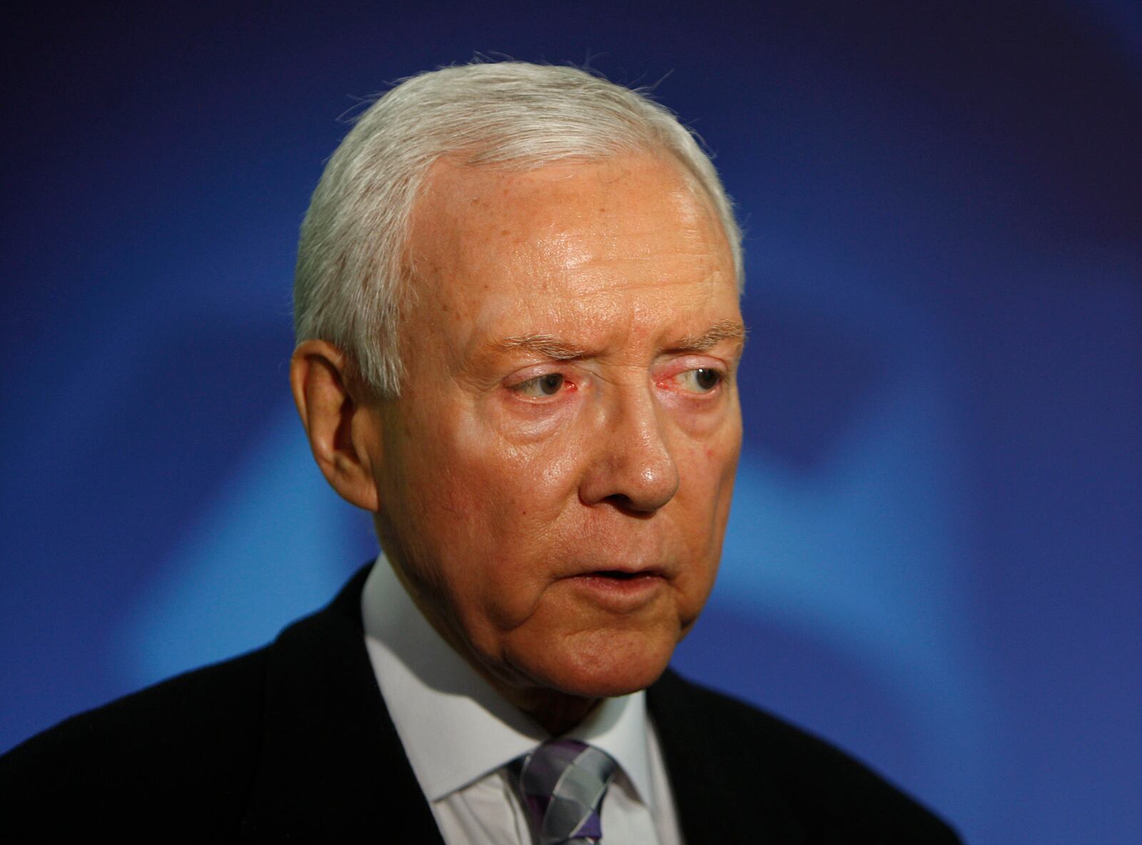 Utah Sen. Orrin Hatch is interviewed on Friday, March 23, 2012, in West Valley City. Hatch died Saturday, April 23, 2022, at age 88.