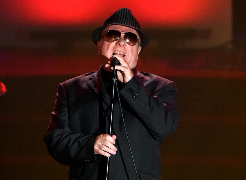 In this June 18, 2015 file photo, Van Morrison performs at the 46th annual Songwriters Hall of Fame Induction and Awards Gala in New York.