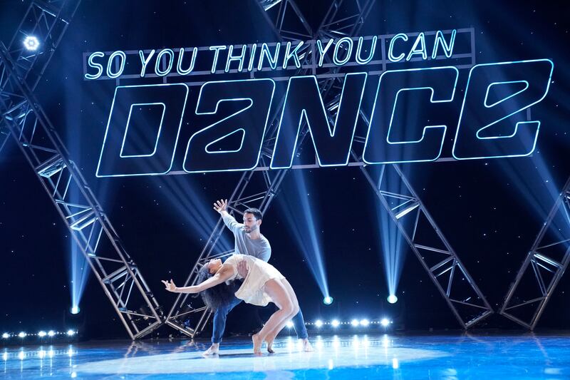 Stephanie Sosa dances with all-star Robert Roldan in the "Final Cut Top 10 Girls" episode of "So You Think You Can Dance" airing Monday, July 29 (9:00-10:00 PM ET/PT) on FOX.