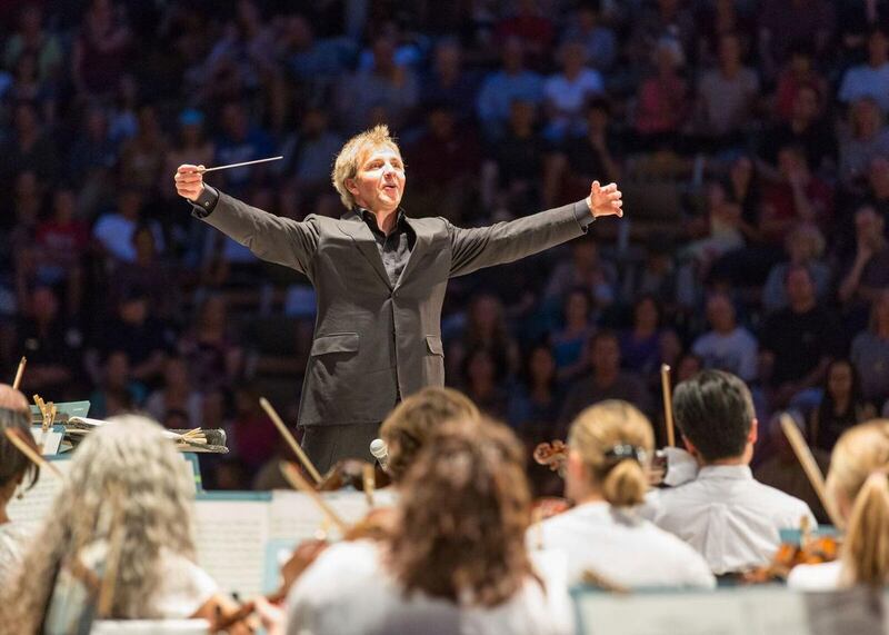 Utah Symphony conductor Thierry Fischer during a "Mighty 5 Tour" performance. Utah Symphony and Utah Opera announced it will be selling a $30 family pass beginning Jan. 2, 2018, in an effort to increase the accessibility and affordability of performances