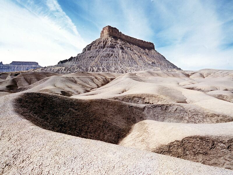 Factory Butte, near Hanksville, is pictured in the 1990s.
