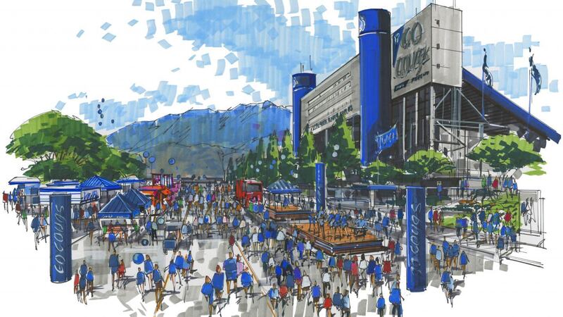 BYU will host a pregame party outside of LaVell Edwards Stadium for fans beginning three and a half hours before kickoff.