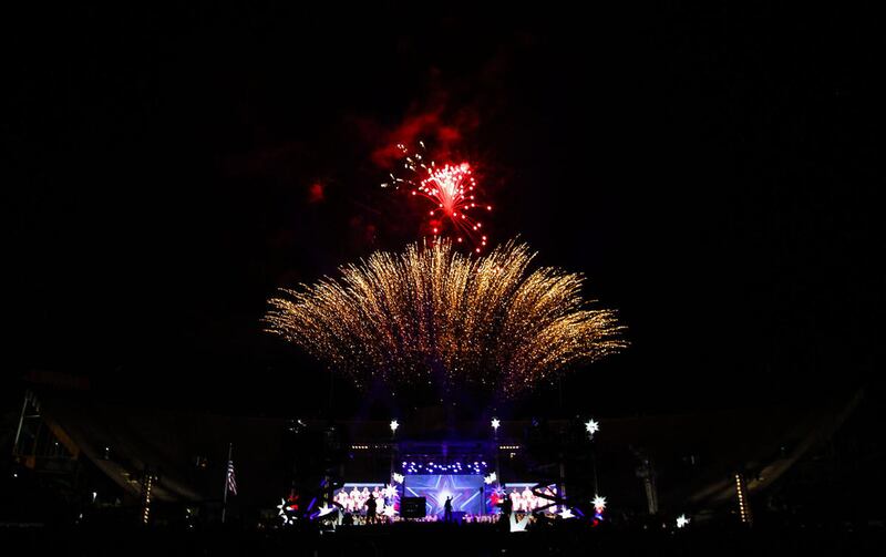 Fireworks are shot into the air at 36th annual Stadium of Fire at Lavell Edwards Stadium in Provo on Saturday, July 2, 2016. South East Township Days is set for Saturday, Aug. 27, 2 p.m. until dark, at the Big Bear Park, 9708 S. Poppy Lane.