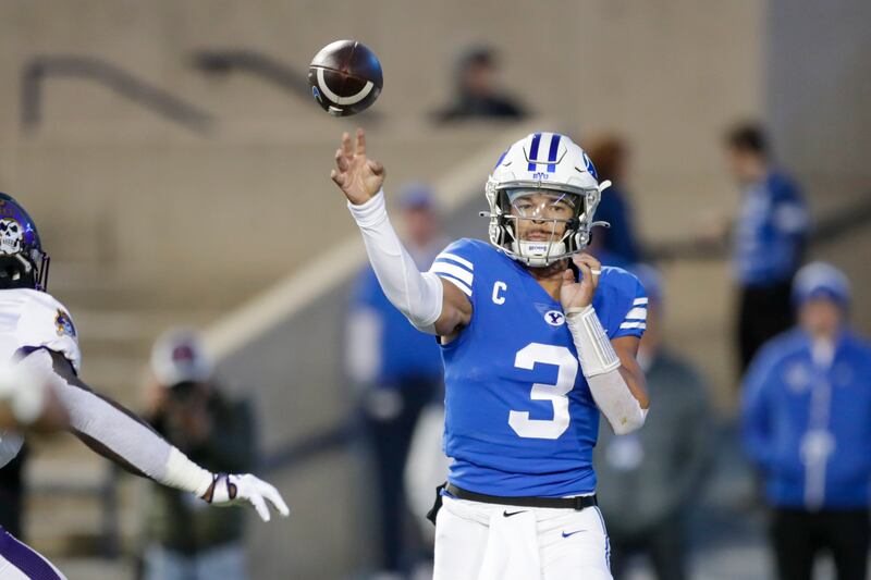 BYU quarterback Jaren Hall is expected to be selected during the 2023 NFL draft.