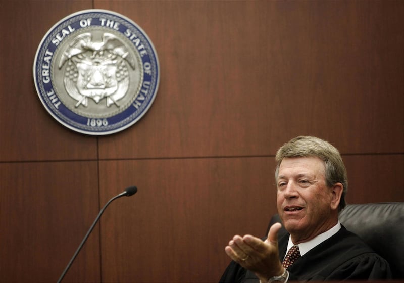 Judge Ernie Jones rules on a motion during a hearing about a gang injunction for the Ogden Trece gang.