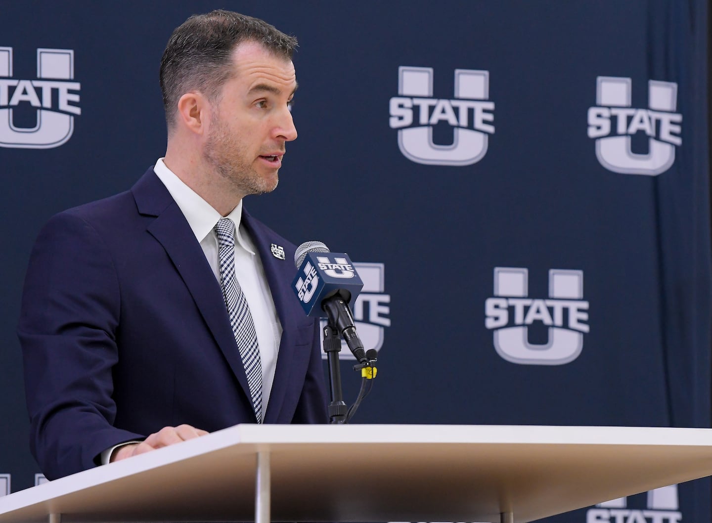 Utah State basketball: What Danny Sprinkle said in first presser ...