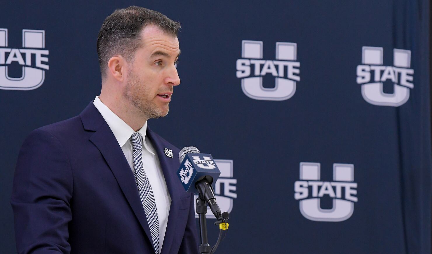 Utah State basketball: What Danny Sprinkle said in first presser ...